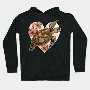 Turtle Lover Design Hoodie